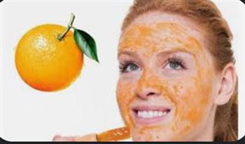   استخدام قشور البرتقال والحليب لتبييض الوجه وتوريد الخدود