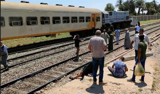 مصرع شخص مجهول الهوية سقط من قطار بنجع حمادي 