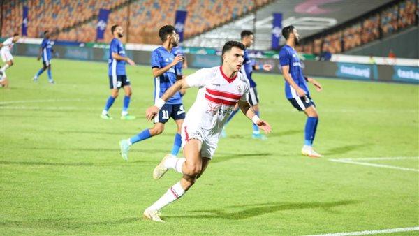 الزمالك يتقدم على الجونة بهدف زيزو فى أول 5 دقائق