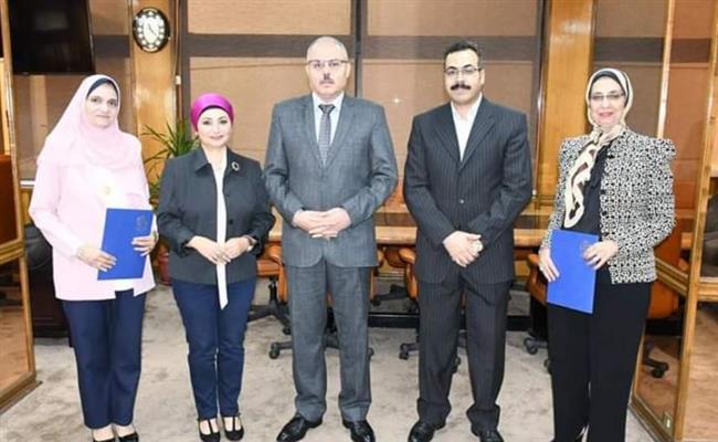 تجديد وتعيين وكلاء لكلية التجارة جامعة قناة السويس