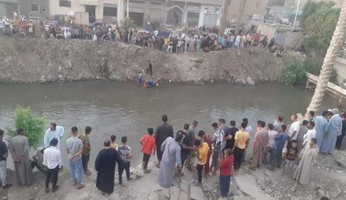  مصرع طفلين غرقا فى بحر النزلة بالفيوم