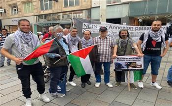 النمسا: المئات يشاركون في وقفة تضامنية في فيينا مع الشعب الفلسطيني