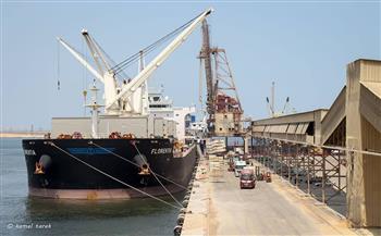 تداول 29 سفينة للحاويات والبضائع العامة بميناء دمياط