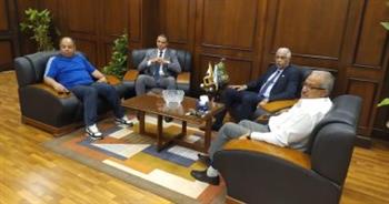   «تربية رياضية الإسكندرية» تستقبل رئيس اتحاد كرة القدم لبحث التعاون المشترك
