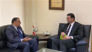   وزير الزراعة اللبناني يبحث مع سفير مصر العلاقات الثنائية بين البلدين