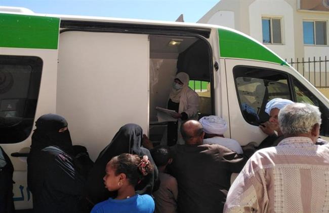 الكشف على 1300 مواطن ضمن قافلة طبية بالتعاون مع "مستقبل وطن" بقنا