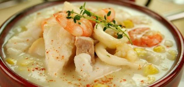 طريقة شوربة السي فود المشكلة