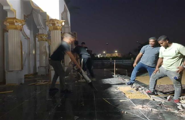 محافظة الجيزة تزيل قاعات أفراح وفوتوسيشن مخالفة بطريق المريوطية بأبو النمرس  