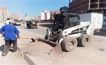 الدقهلية: رفع 292 طن قمامة و20 طن أتربة .. وتحرير 47 محضرا تموينيا