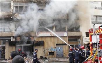   السيطرة على حريق بأحد محلات مهرجان التسوق بحي شرق شبرا الخيمة