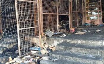   حريق يلتهم 3 محلات بسوق بئر العبد في شمال سيناء