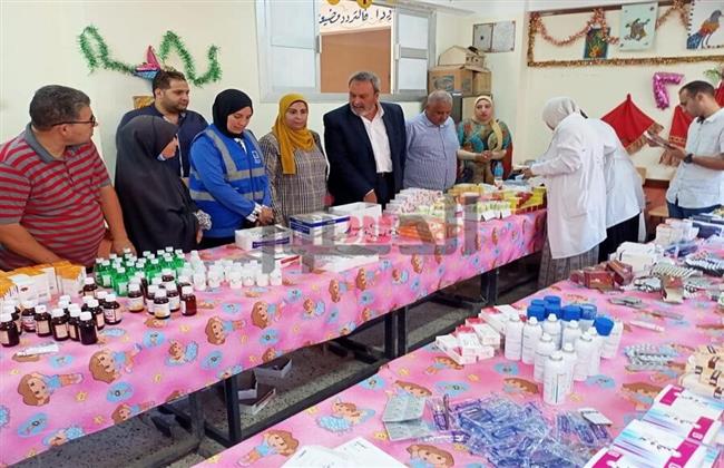 قافلة جامعة طنطا الطبية بـ «زفتى» تقدم الرعاية الطبية لـ 1246 مواطن 
