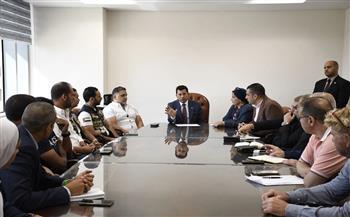 وزير الرياضة يبحث استعدادات النسخة الثانية من مهرجان البحر الأحمر للفعاليات الرياضية