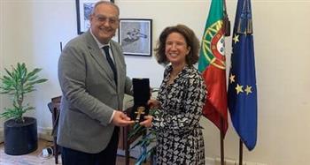   لقاء السفير المصري في البرتغال مع سكرتيرة الدولة البرتغالية للسياحة