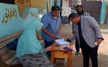 الوحدة المحلية بالفشن تتابع استعدادات المدارس لاستقبال العام الدراسي الجديد 