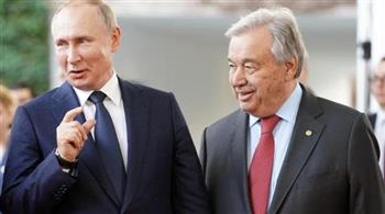   جوتيريش يبحث مع بوتين عقبات تصدير الغذاء والأسمدة من روسيا