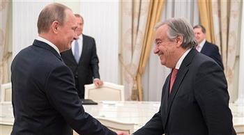   الكرملين: بوتين وجوتيريش يبحثان هاتفيا الوضع حول صفقة الغذاء ومسألة محطة زابوروجيا النووية