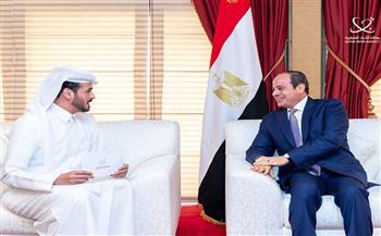   الرئيس السيسى يؤكد أن زيارته لقطر تعكس الرغبة المتبادلة فى تعميق العلاقات