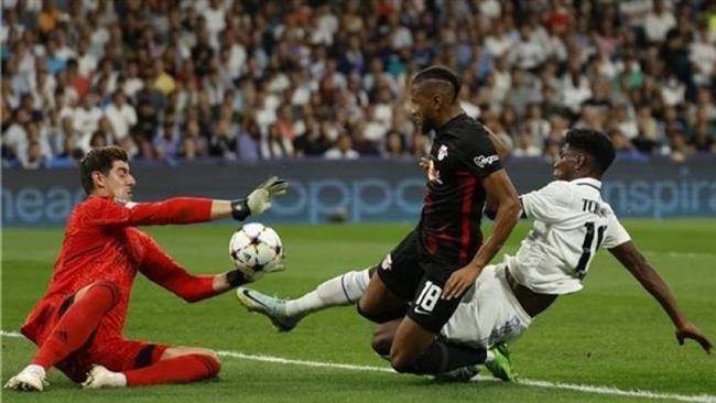 ريال مدريد يفوز على لايبزيج الألماني بهدفين نظيفين في دوري أبطال أوروبا 