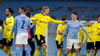 فوز مانشستر سيتي على بروسيا دورتموند 2ـ1.. وتعادل كوبنهاجن سلبيا مع إشبيلية في دوري أبطال أوروبا