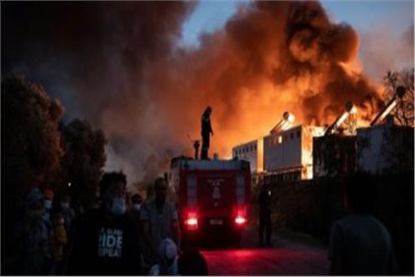 إخماد حريق داخل مخزن بشارع الجمعية الزراعية في الجيزة