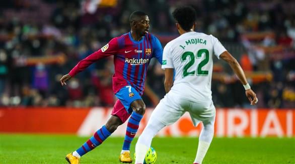 بث مباشر لمباراة برشلونة أمام إلتشى بالدورى الإسباني 