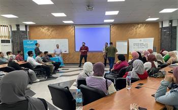 ندوة عن فعاليات التعريف بمتطلبات سوق العمل وخدمات التطوير المهنى بجامعة المنصورة