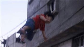 سقوط طفل من الطابق الثالث في أوسيم