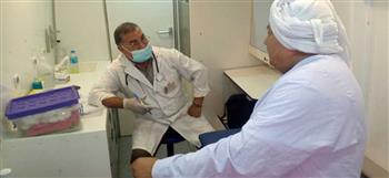   توافد المواطنين على القافلة الطبية المجانية بوحدة أبوصوير البلد بالإسماعيلية 