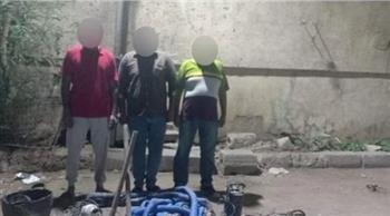  ضبط 3 أشخاص يبحثون عن كنز بمنزل في مصر القديمة