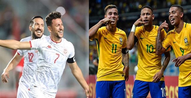 إقامة ودية البرازيل وتونس في حديقة الأمراء