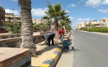   حملات نظافة وإزالة إشغالات بعدة مدن بمحافظة كفر الشيخ