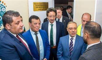 رئيس جامعة طنطا يفتتح وحدة القدم السكرى بالمستشفى التعليمي 