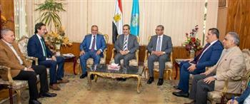 رئيس جامعة طنطا يستقبل محافظ الغربية ورئيس مجلس أمناء مؤسسة صناع الخير