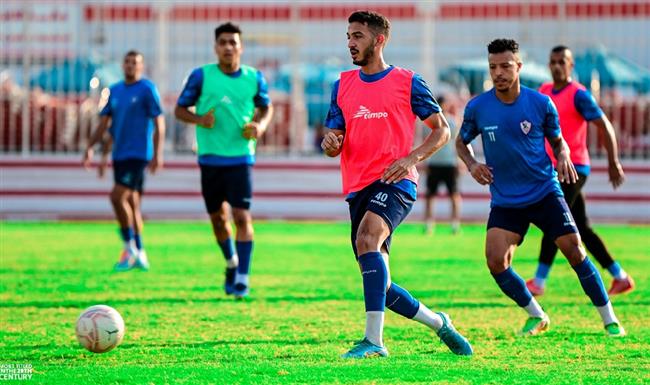 «عبد المجيد وسيف جعفر» يجريان تدريبات فى الجيمانيزيوم استعدادًا لمواجهة إيليكت