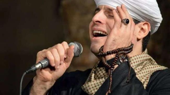 أول حفل إنشاد ديني تحت سفح الأهرامات