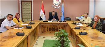 رئيس جامعة سوهاج يناقش استعدادات التقديم في التصنيف العالمي للجامعات المستدامة 