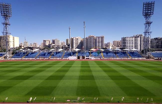 استاد الإسكندرية يستعد  لاستقبال مباراة منتخب مصر أمام النيجر خلال ساعات 