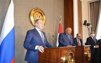   شكري يؤكد في لقاء لافروف موقف مصر الداعي لحل الأزمة الأوكرانية عبر الحوار والوسائل الدبلوماسية