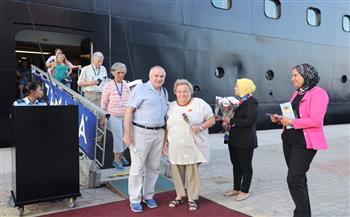   الهيئة العامة لميناء الإسكندرية تستقبل السفينة السياحية AZAMARA ONWARD