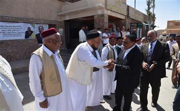 محافظ مطروح يستقبل وزير الري خلال زيارته لـ «سيوة»