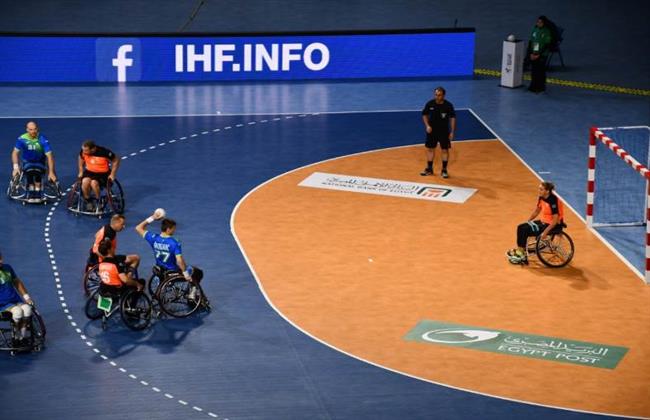 البرازيل تفوز على الهند وسلوفينيا على هولندا بمونديال كرة اليد للكراسي المتحركة