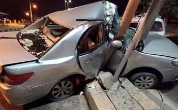   إصابة 3 أشخاص بعد تعرضهم لحادث مروري في دمياط