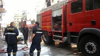   السيطرة على حريق فى محل أدوات مدرسية ومستحضرات تجميل ببيلا كفر الشيخ