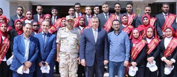 طلاب جنوب الوادي في زيارة لهيئة قناة السويس وأنفاق تحيا مصر