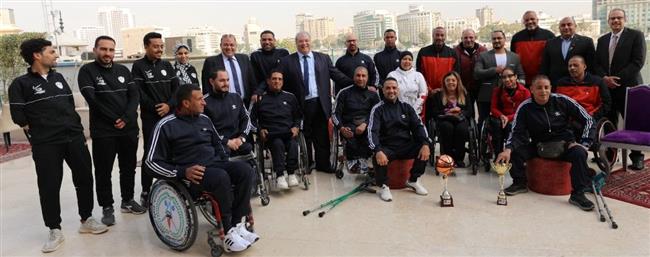 ايمان كريم تحضر نهائي بطولة كأس العالم الأولى لكرة اليد للكراسي المتحركة بين مصر والبرازيل
