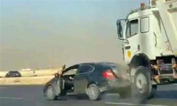 وليد عيسى يكشف تفاصيل إيقافه صاحب السيارة الطائشة على طريق السويس