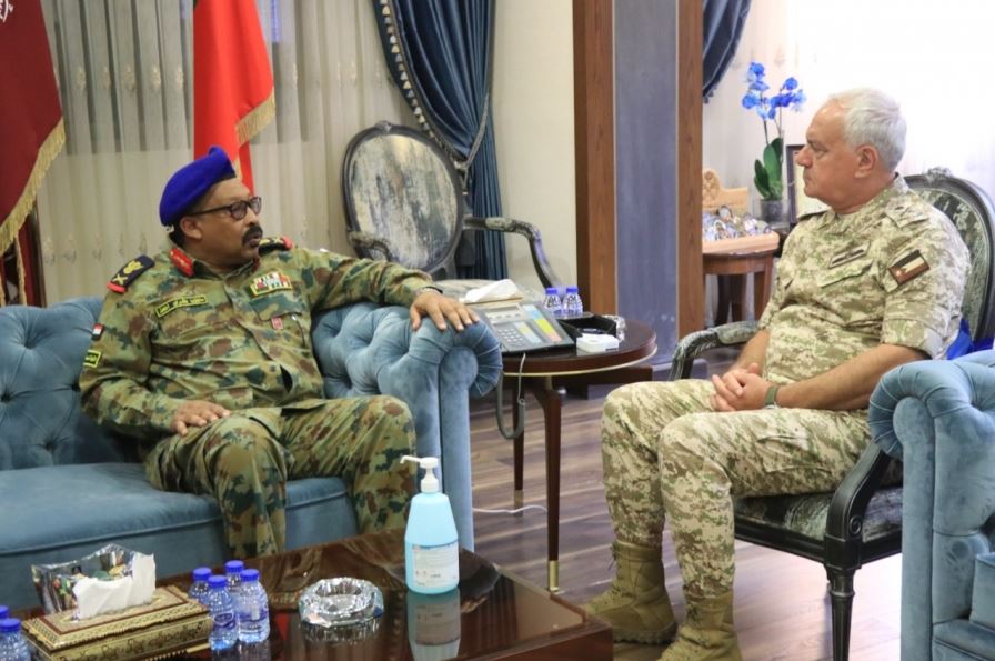 مباحثات أردنية سودانية لتعزيز التعاون العسكري بين البلدين