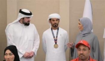 رئيس الأولمبية الإماراتية يكرم المتوجين في التضامن الإسلامي