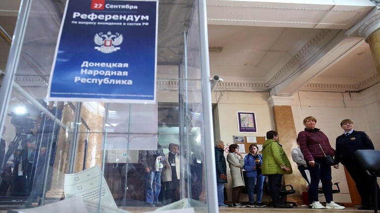 نتائج فرز 14.2% من أوراق الاقتراع بجمهورية دونيتسك الشعبية لصالح الانضمام